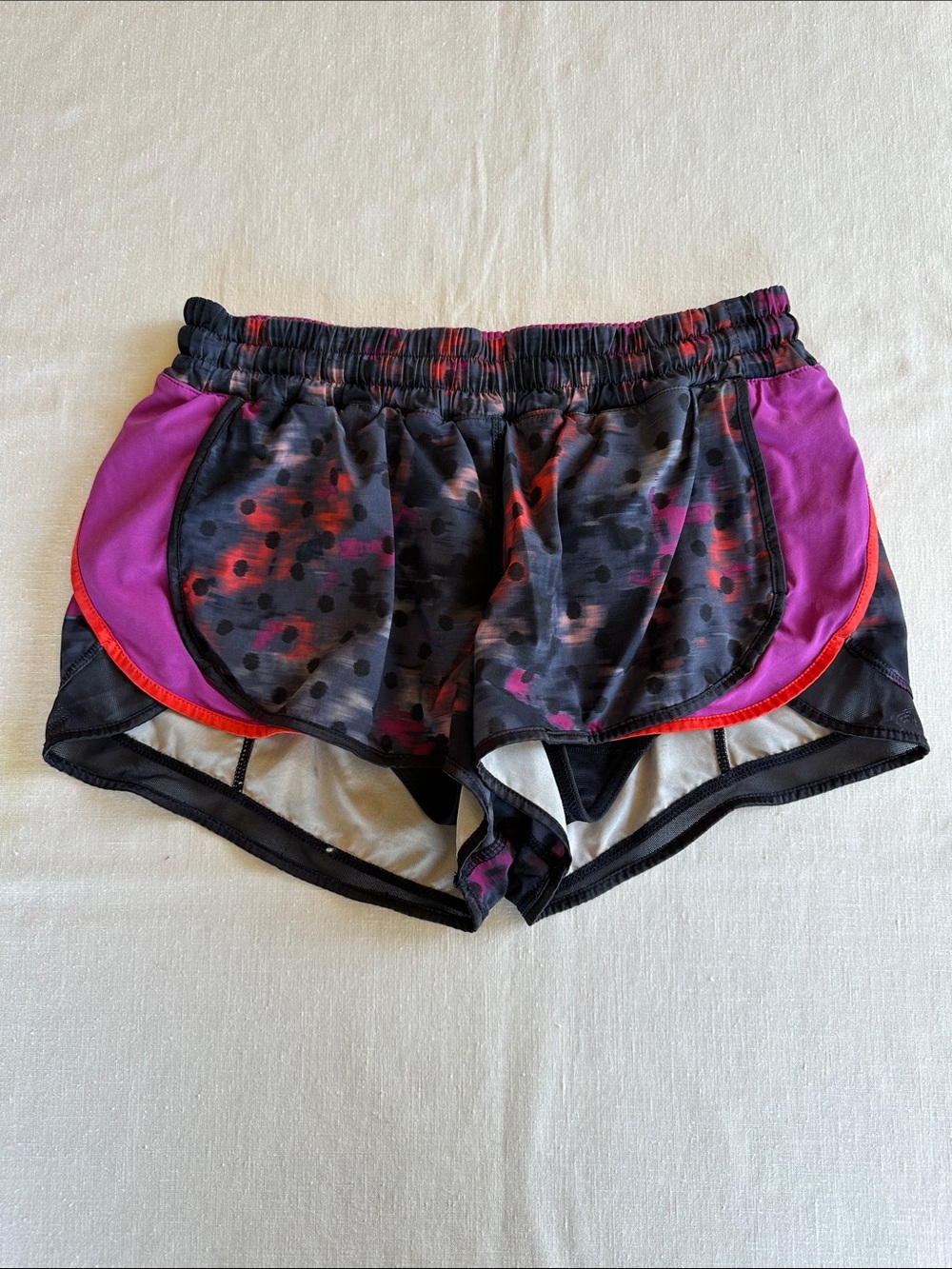 Lululemon Super Squad Short Windy Blooms Regal Plum Multi 6